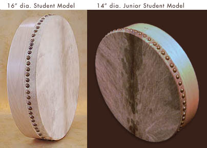 Mance Grady student model bodhran